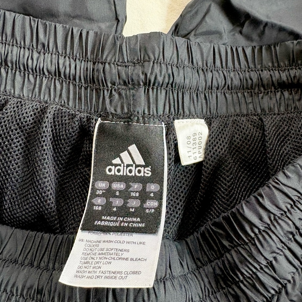 Adidas Mens Black Track Pants - Picture 4 of 5